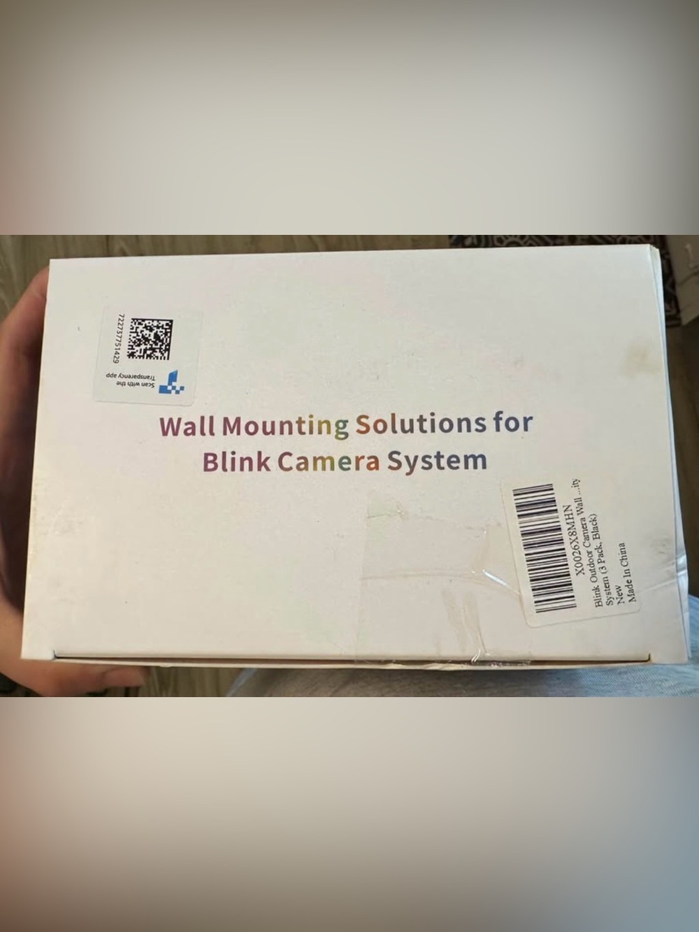Wall Mounting Solutions for Blink Camera System - White